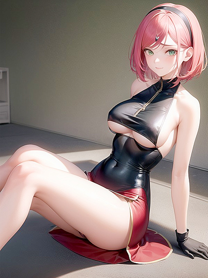 Bikini Clad Girl 18+ with Bare Shoulders Entices in Bedroom Hentai Action