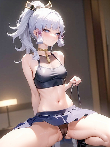 Cum Dripping Between Spread Legs Under Soft Bokeh Lights HentaiPorn