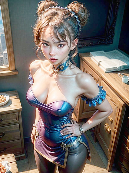 Bare Shoulder Seduction: Bedroom Bikini Fun inSTEAMy hentai Action