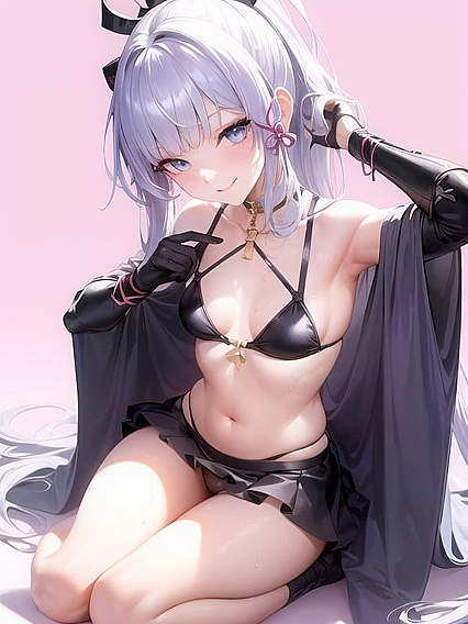 Mini-Skirt Fetish Drenched in Cum with Vintage Film Grain Hentai Thrills