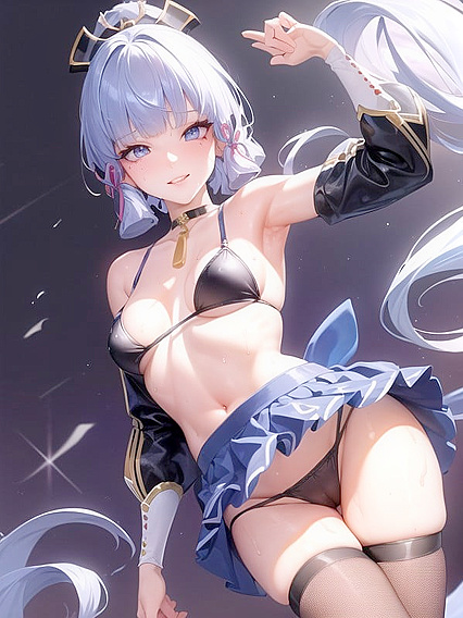 Cum Dripping on Goth-Made Panties in Steamy Hentai Action