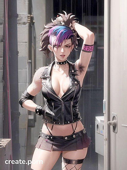 Fingerless Gloves and Nose Ring Enhance hentai Pleasure with AI Sex Scenes