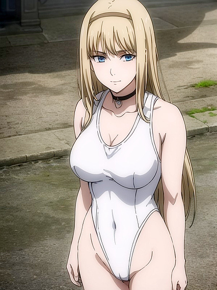 Rainbow Leotard Goddess inMind-Blowing Hentai Action