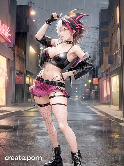Nose-Ringed S-Style Babe Stares Intently at You in Steamy Hentai Action