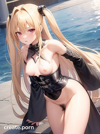 Horny Hairy Babe Shows Off Thick Thighs and Tan Lines in Steamy Hentai Action