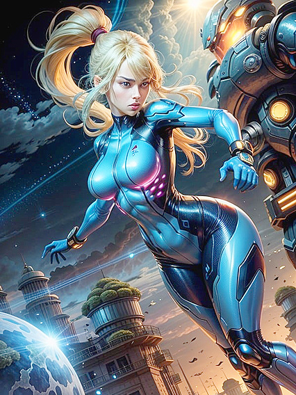 Alien Battlefield ACTION With Misty Atmosphere and Intense Light Rays Hentai VRPorn