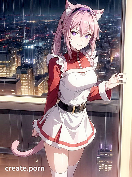 Astolfo from Fate/Grand Order Teases in His Long Pigtail During an Intimate Evening Encounter