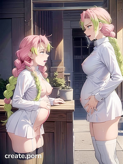 and Cumming Pregnant in Intense Hentai Scenes