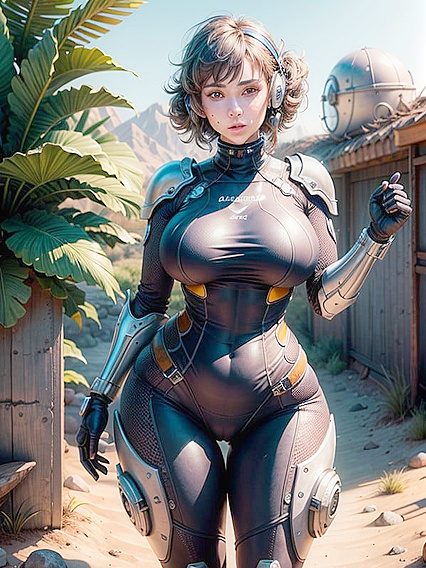 High-Tech Armored Girl 18+ in Mind-Blowing Hentai Action