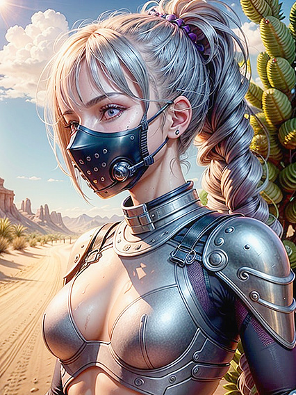 High-Tech Ordos Armor and Bald Seduction in Steamy Hentai Action