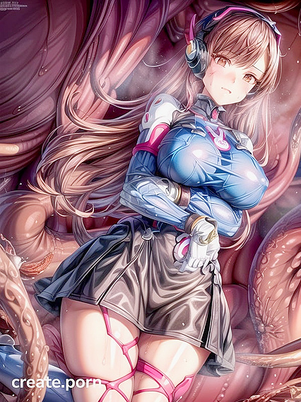 Thighs Exposed and Tentacle Pleasure Leading to Explosive Hentai Cumshots