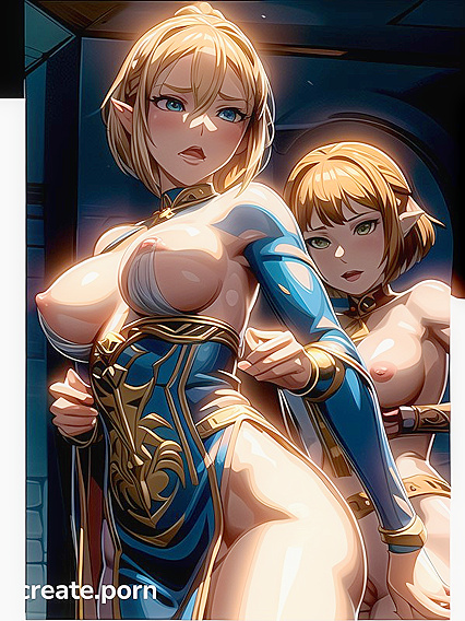 Naked Ahego with Open Mouth and Tongue Out in Extreme Restraint Hentai Pleasure