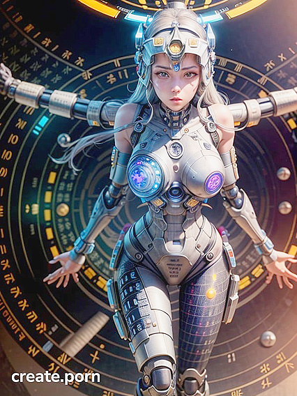 Athena in Futuristic Armor with Medium Boobs and Gear-FilledBrain forSTEAMY hentai Action
