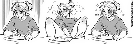 Pounding my pud on hentaicontrol - Study Break Quickie