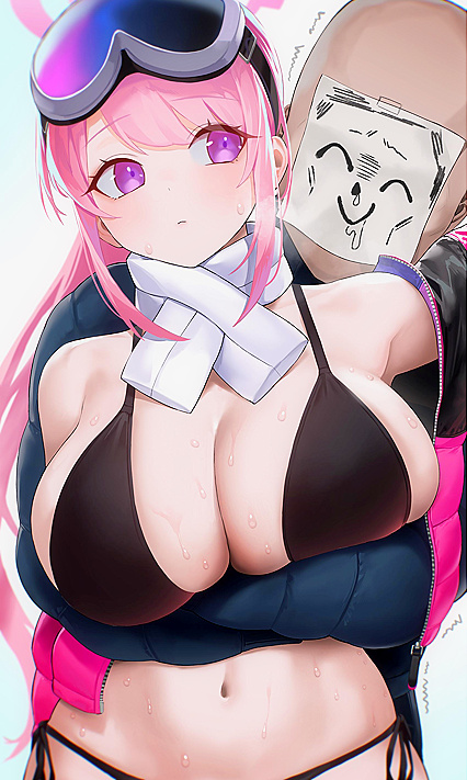 Holy shitl! Izumi-mama smokin’ hot AF on da beach wit her badass XXX hentaibiki!