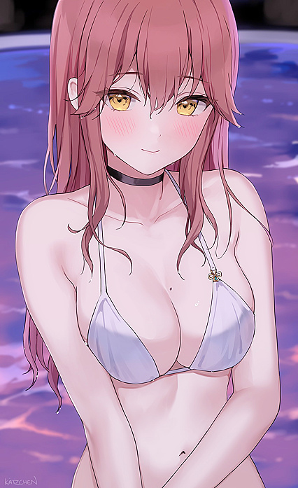 Holy shitloli Lilya fucking naked as hellin her wet panties on beach! (NSFW)