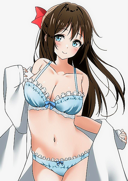 Holy shit!, this hentaified babe is rockin’ her sexy as fuck bathrobeness!