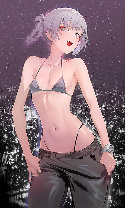 Holy shit!, Nazuma is fucking hot as hell wearing her wet hentaibiki! You won’ta believe how XXX this pic looks!