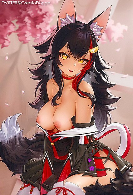 Hentaified Ookamiiiii! (M-F) XXX Pic of Wolf Girl Pleasure