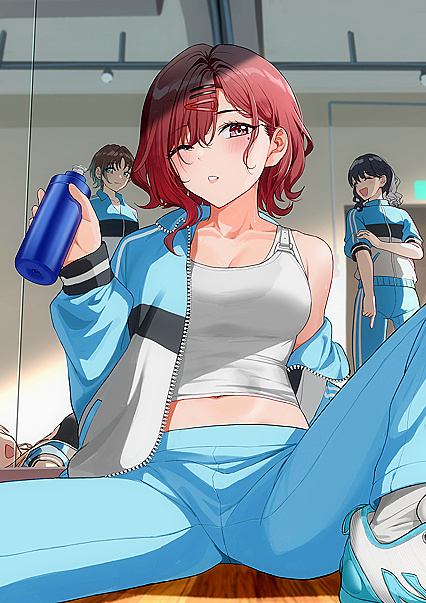 Porno Madness! Hottie Madoka After Her Rough XXX Workouts