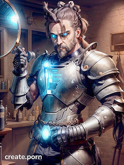 Chains and Flames: Hands Reach Through Fire in Intense Hentai Passion