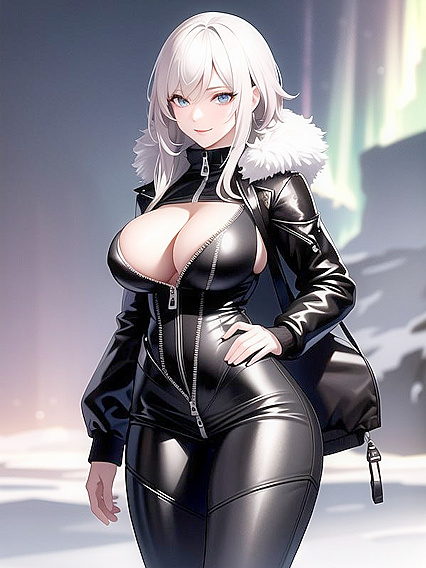 Polar Explorer Unzips Her Fur-Lined Parka for Tempting Hentai Action