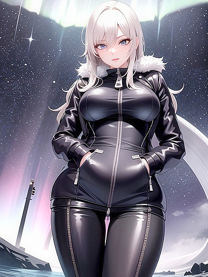 Polar Explorer's Fur-Lined Parka Unzips to Reveal Naughty Temptation Hentai