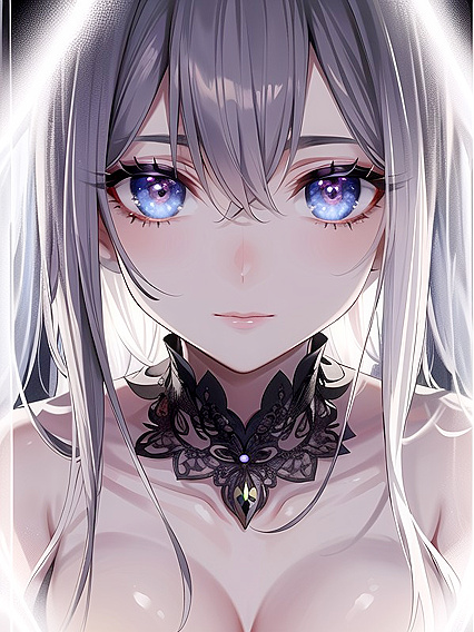 Intense Emotional Gazes and Detailed Iris Textures in Mesmerizing Hentai Scenes