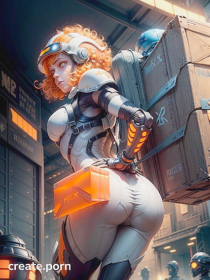 Hermes with Robotic Wings on Feet Blurs Boundaries in Focused Hentai Pleasure