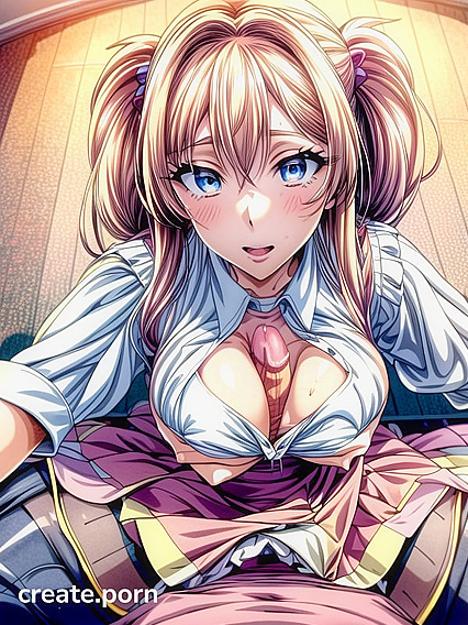 in Thigh-High Socks Tempts You with Seductive Thigh Play