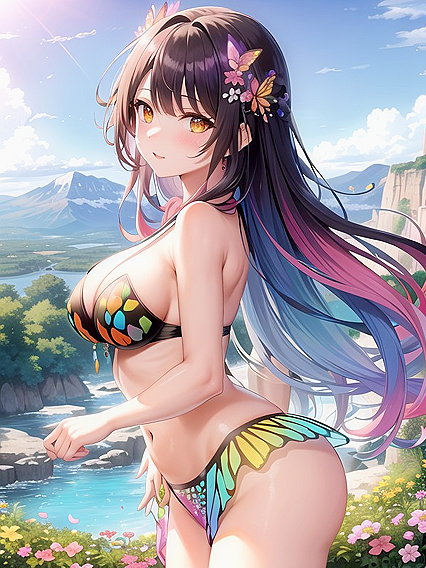 Prismatic Sky and Birdsong Enhance Vibrant Forest Sex Scenes in hentai AIPorn