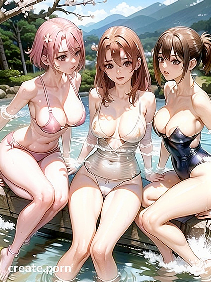 Sakura's Small Breasts vs. Ino and Hinata's Big Boobs inFit Hentai Action