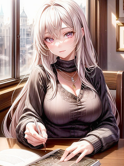 Ultra-Detailed Aesthetic Necklace Pendants With Sparkling Eyes in hentai AIPorn