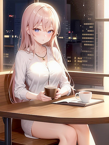 Cozy Coffee Shop Date: Sipping Hot Coffee While Enjoying Intimate Moments