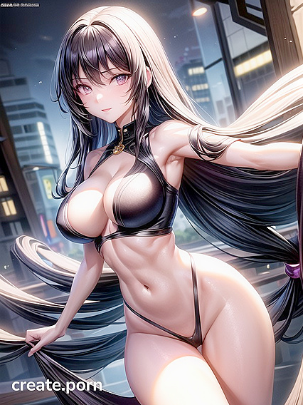 Ultra-Detailed Solo Performance: Intense 18+ Hentai AI Action