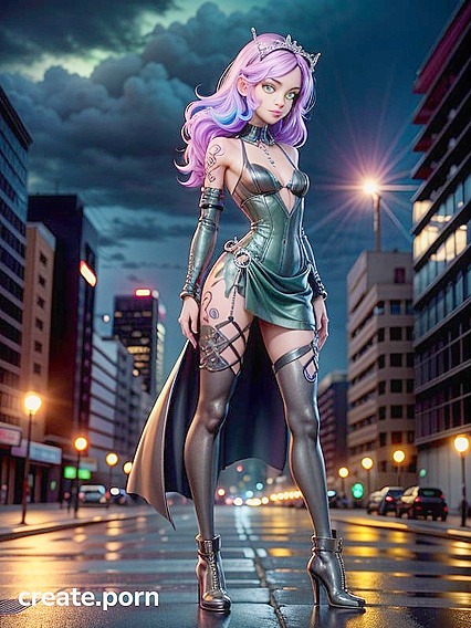 Small-Ass Cutie in Sexy Boots Enjoys Blissful Hentai Pleasure