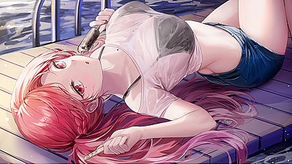 Pic by da Lake - Hentaified Ass-toasting Session on XXX Beach