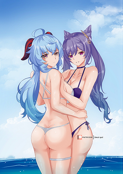 Holy Fuck! Ginyus Dong is So Big He Can Even Cum Inside Keqings Tight Pussy!