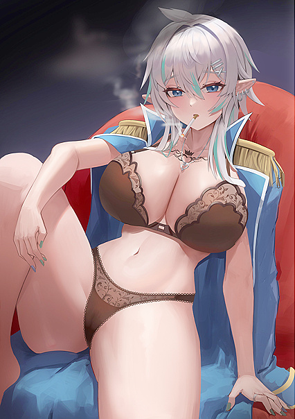 Horny Elven Admire Slurping Sailor Cock in XXX Hareem