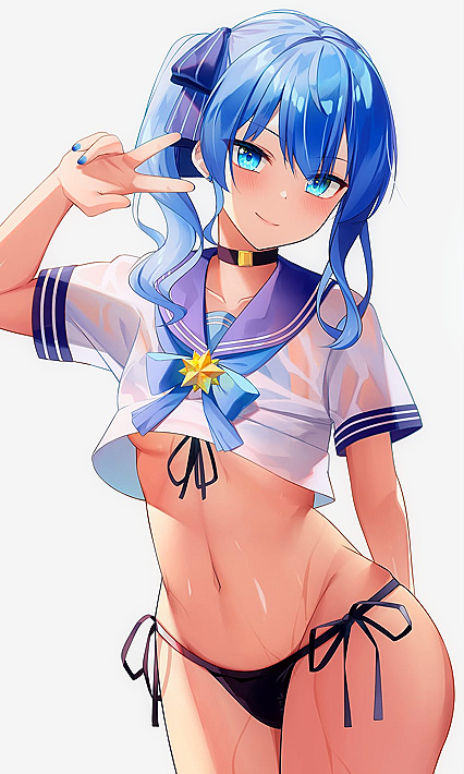 Ditching Your Swimmies for Some Hottie Teach in Skanky School Uniform - XXX Pic