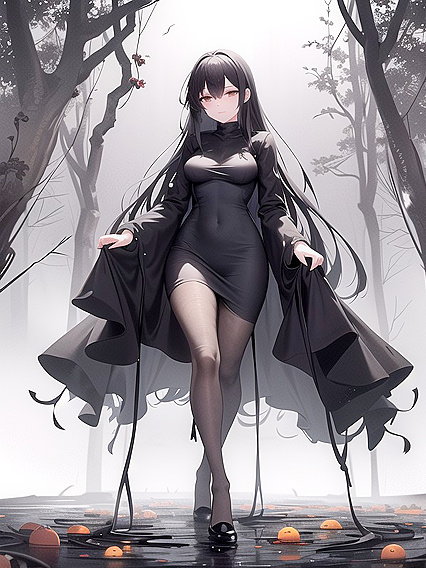 Slow Drizzle and Twisted Tree Branches Set the Mood for Erotic hentai Scenes