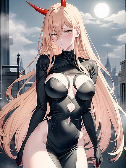 Misty Fog and Ethereal Glow Enhance Her Cinematic Hentai Experience