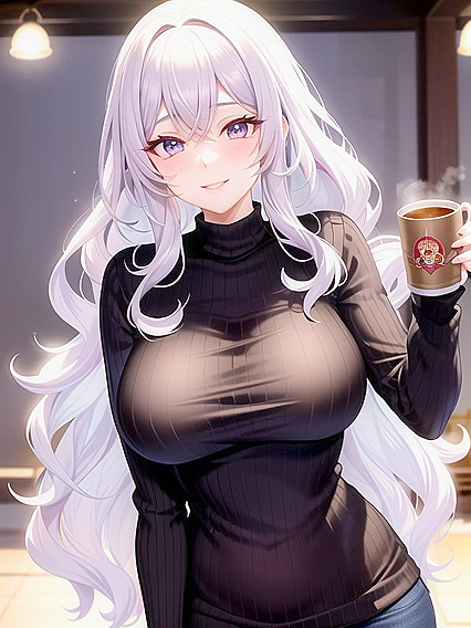 Gentle Smiles and Cozy Sweaters: A Gradient Pleasure Journey in Hentai AIPorn