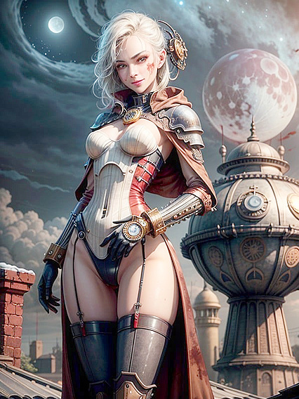 Smiling Through the Gloom: Bloody-Faced hentai Pleasures AIPorn