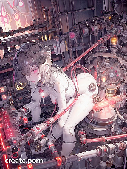 Gold-Haired Beauty with Stunning Eyes Enjoying Explicit hentai Pleasures