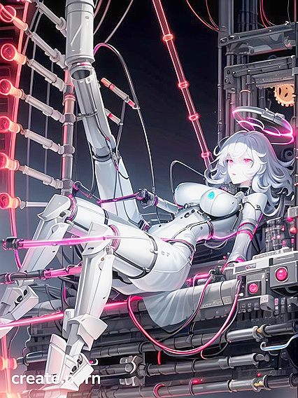 Pablo Picasso's Artistic Touch with Mechanical Arms and Gears inSTEAMing Hentai Pleasure