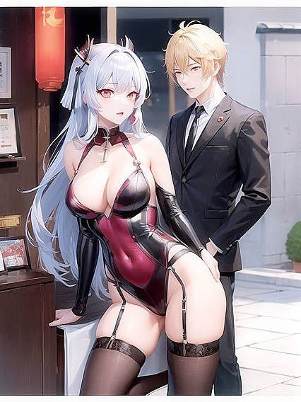 Ayaka and Ayato from Genshin Impact Share Intense Hentai Pleasure Together