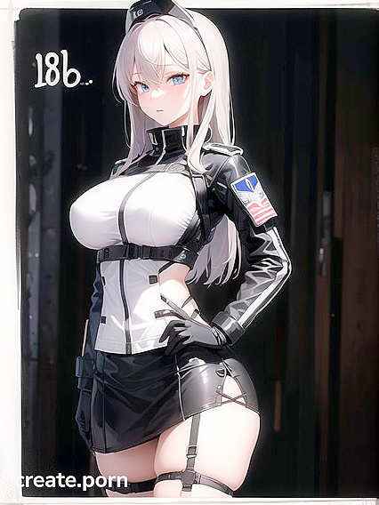 Military Chick in Night Vision Goggles and Tactical Gear Teases in Dark Forest Hentai Scene