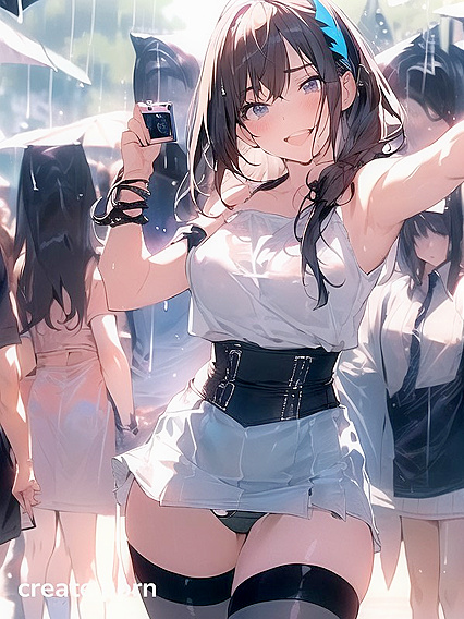 Shocked With Ribbons - Open-Mouthed Pleasure in Hentai Fantasy