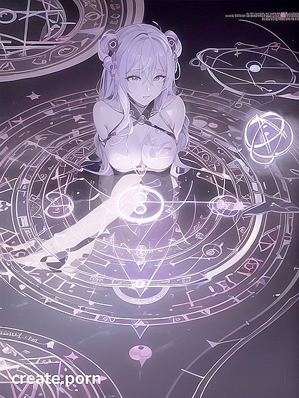 Casting Spells in a Magical Circle - Artistic Hentai Pleasure Unleashed